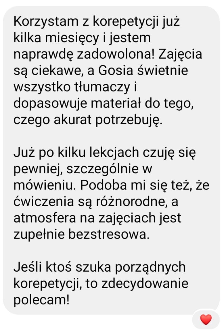 opinia o nauczaniu w odblokuj angielski
